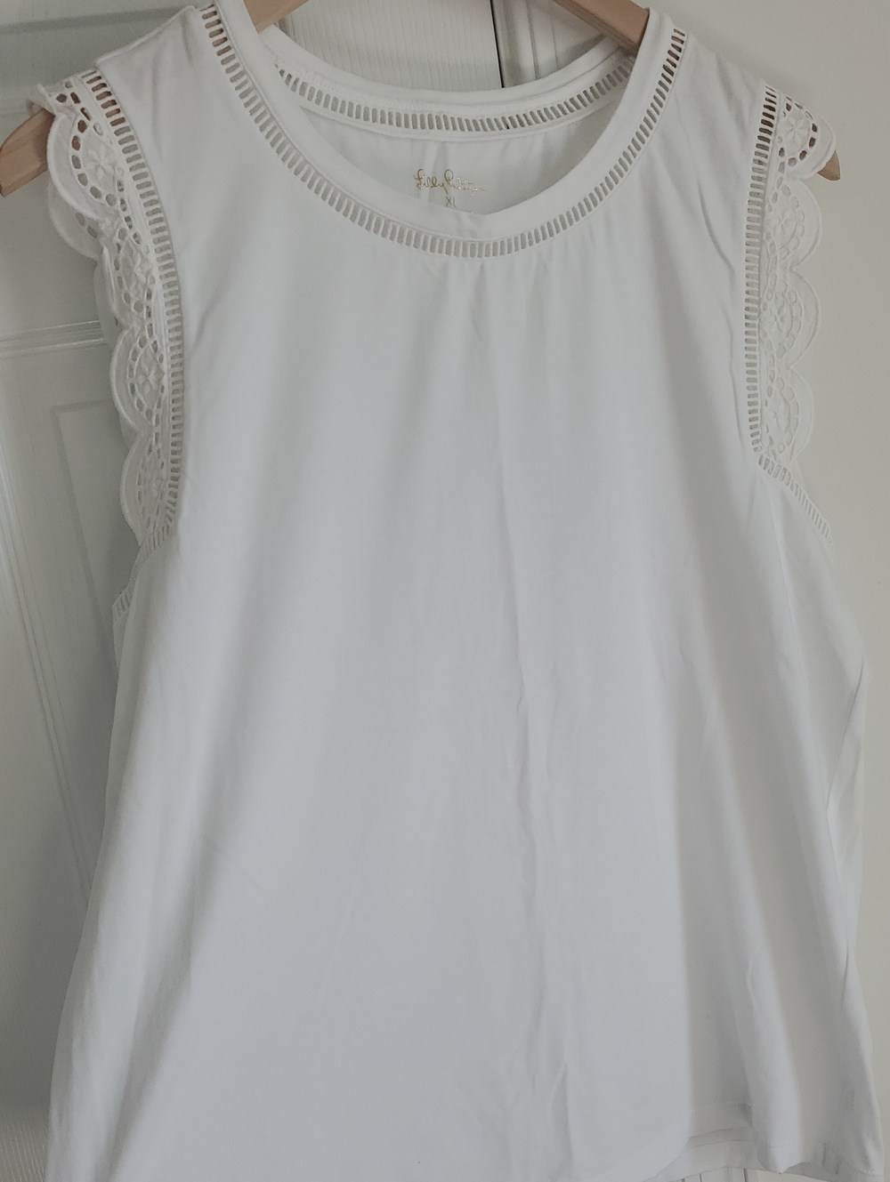 Lilly Pulitzer Sleeveless Top White XL